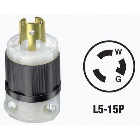 Leviton Industrial Grade Locking Cord Plug; Mfg #161-04720-00C