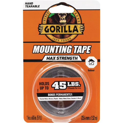 Gorilla Max Strength Mounting Tape; Mfg #112961