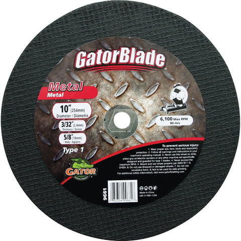 Gator Blade Type 1 Cut-Off Wheel; Mfg #9661