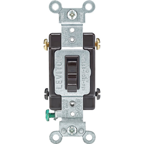 Leviton Framed Toggle 4-Way Switch; Mfg #014-54504-002