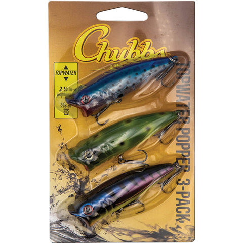 Inception Chubbs 3 Fishing Lure Kit8; Mfg #YPOP-A