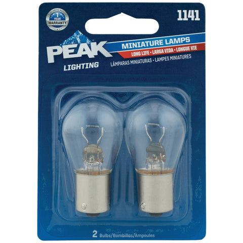 PEAK Mini Automotive Bulb; Mfg #1141LL-BPP