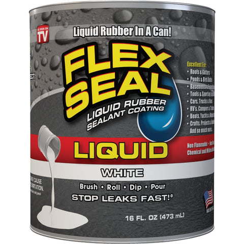 Flex Seal Liquid Rubber Sealant; Mfg #US855WHT01-2