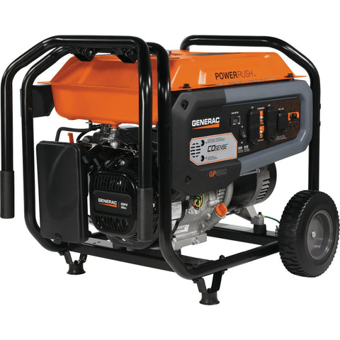 Generac 6500W Co-Sense Portable Generator; Mfg #7680