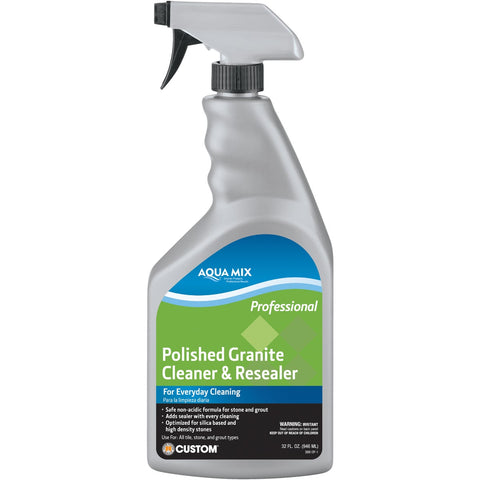 Aqua Mix Polished Granite Cleaner & Resealer; Mfg #AMGCRQT