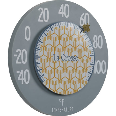 La Crosse Technology Honeycomb Indoor & Outdoor Thermometer; Mfg #104-120A