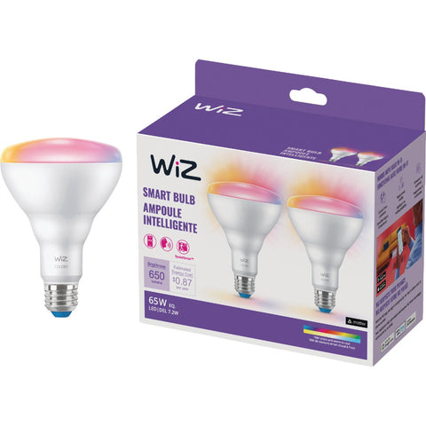 Wiz BR30 Smart LED Light Bulb; Mfg #603654