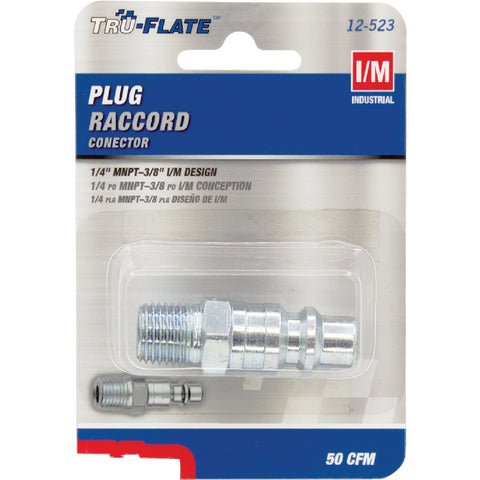 Tru-Flate 3/8 In. Body Series I/M-Industrial Plug; Mfg #12-523
