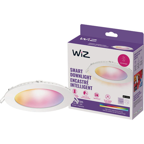 Wiz LED Color Canless Smart Downlight; Mfg #604728