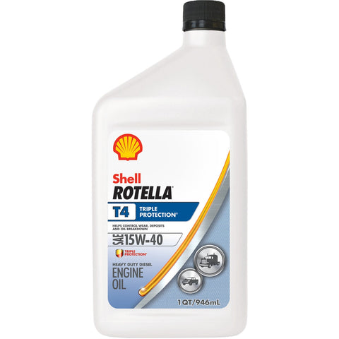 Rotella Shell T4 Triple Protection Motor Oil; Mfg #550049483