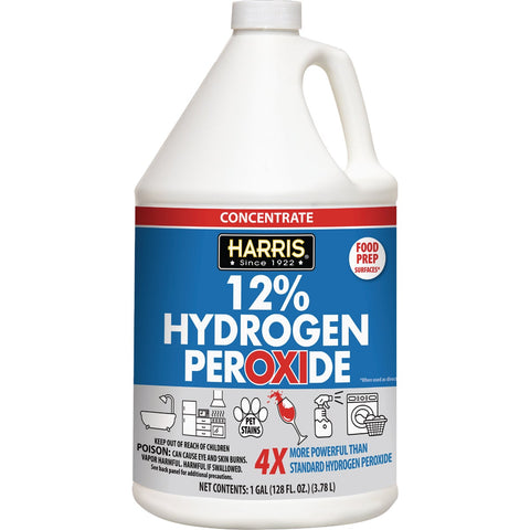 Harris 1 Gal. 12% Hydrogen Peroxide Concentrate; Mfg #HP12-128