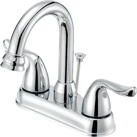 Home Impressions Hi-Arc 2-Handle Bathroom Faucet with Pop-Up; Mfg #F5111100CP-JPA9