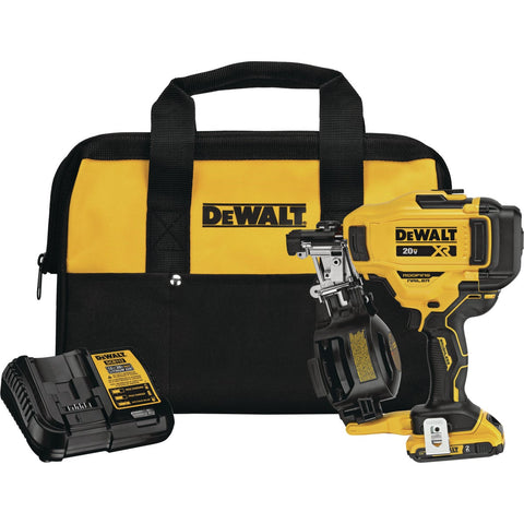 DeWalt 20V MAX Brushless Cordless Roofing Nailer Kit; Mfg #DCN45RND1