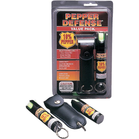 Pepper Self-Defense Spray Value Pack; Mfg #PDVP1