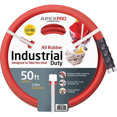 Apex 5/8 Rubber/Hot Water Hose; Mfg #8695-50