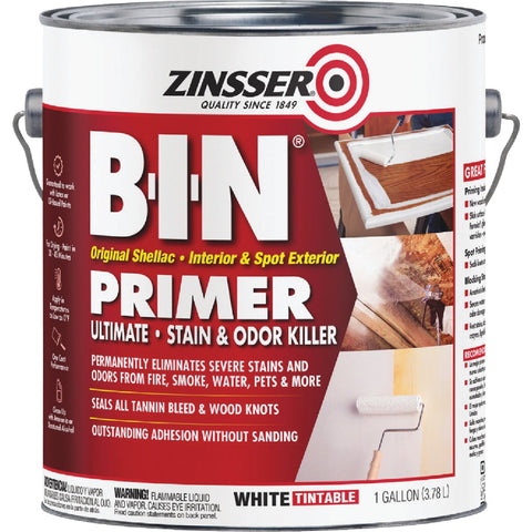 Zinsser B-I-N Ultimate Stain Blocker Interior & Spot Exterior Primer; Mfg #320991