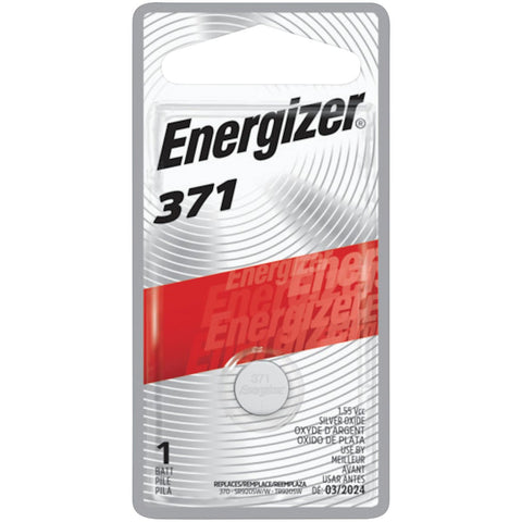 Energizer 371 Silver Oxide Button Cell Battery; Mfg #371BPZ