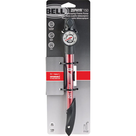 Bell Zephyr 150 Bicycle Frame Pump; Mfg #7158891