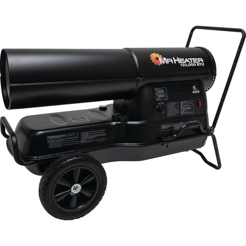 MR. HEATER Kerosene Forced Air Heater with Handles; Mfg #F210185