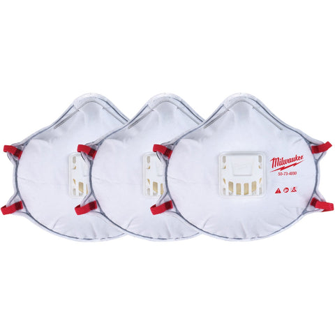 Milwaukee Disposable Respirator with Gasket; Mfg #48-73-4002