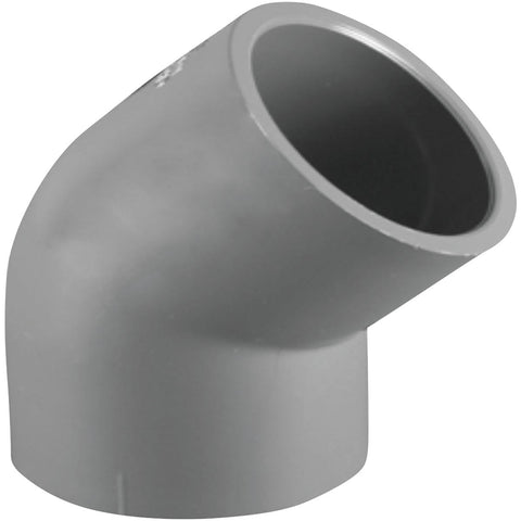 Charlotte Pipe Schedule 80 PVC Elbow (Slip x Slip); Mfg #PVC 08309  1800HA