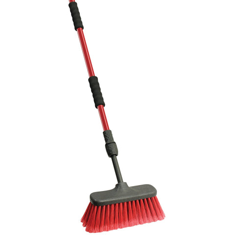 Libman Flow-Thru Wash Brush With Telescoping Handle; Mfg #560