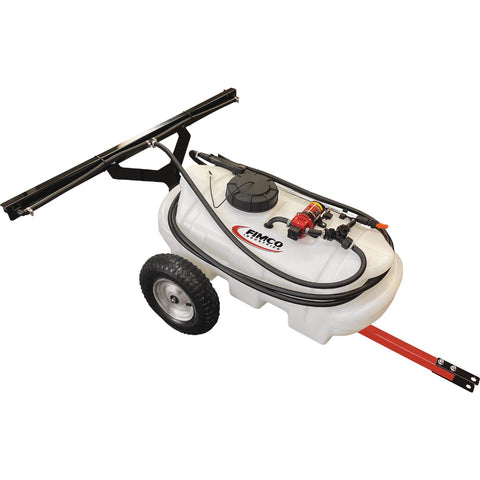 Fimco Tow-Behind Trailer Sprayer With 2-Nozzle Boom; Mfg #5303198
