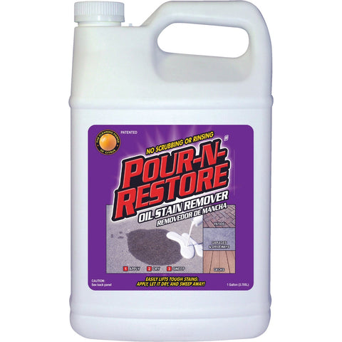 Pour-N-Restore Concrete And Masonry Oil Stain Remover; Mfg #PNR01GL-04