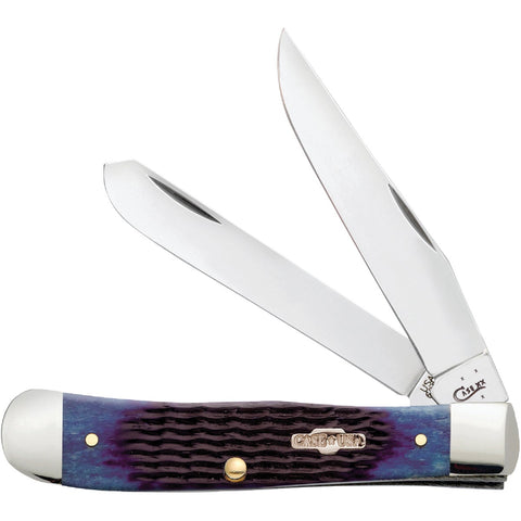 Case Blue Bone Rogers Trapper Folding Knife; Mfg #02800