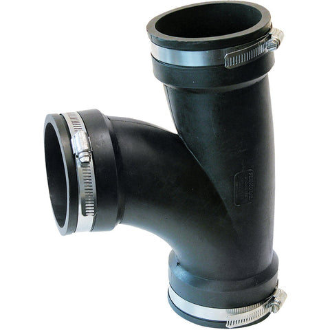Fernco Flexible PVC Repair Tee; Mfg #PQT-400