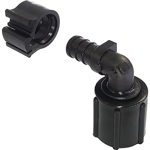 Flair-It PEXLock Plastic Compression Female Swivel PEX Elbow; Mfg #30816