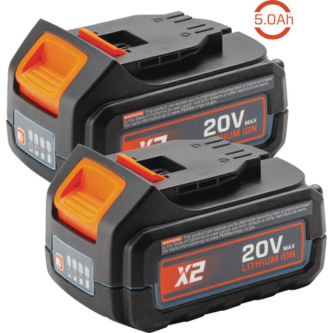Senix X2 20 Volt Max Lithium-Ion Battery Pack; Mfg #S2K0B2-03