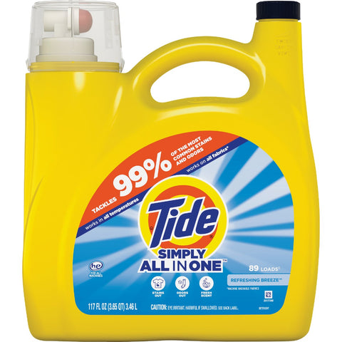 Tide Simply Clean & Fresh High Efficiency Laundry Detergent; Mfg #3077212078