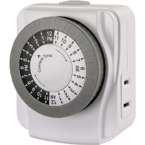 Prime Indoor 24-Hour Mechanical Timer; Mfg #TNI2412