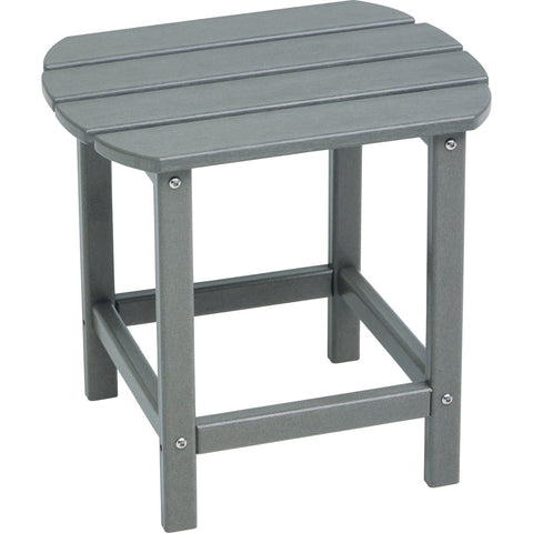Outdoor Expressions HDPE Outdoor Side Table; Mfg #EY8002LG
