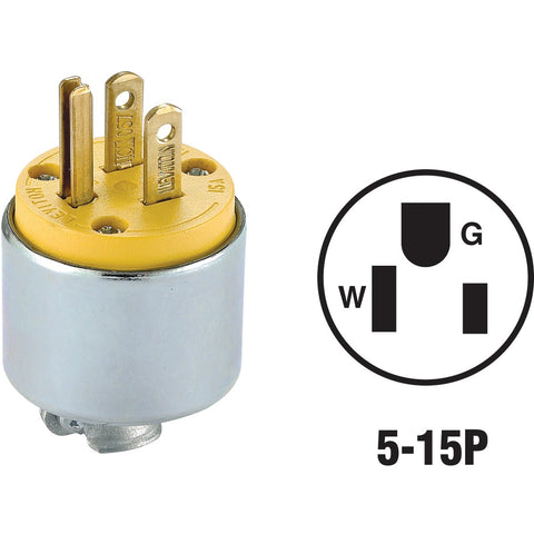 Leviton Armored Cord Plug; Mfg #000-515PA