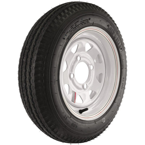 Kenda Loadstar LRC Bias Trailer Tire and Wheel; Mfg #DM412C-4C-I