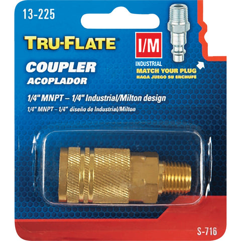 Tru-Flate 1/4" Body Series Coupler; Mfg #13-225