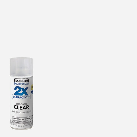 Rust-Oleum Painter's Touch 2X Ultra Cover Clear Finish Spray Paint; Mfg #249859