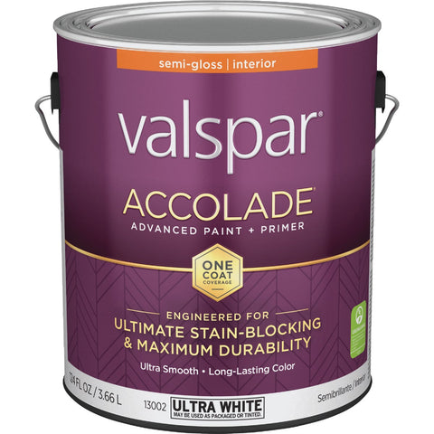 Valspar Accolade Super Premium 100% Acrylic Paint & Primer Interior Wall Paint; Mfg #028.0013002.007