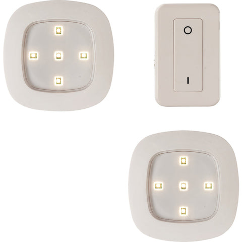 Light It LED Remote Control Battery Operated Puck Light; Mfg #30022-308
