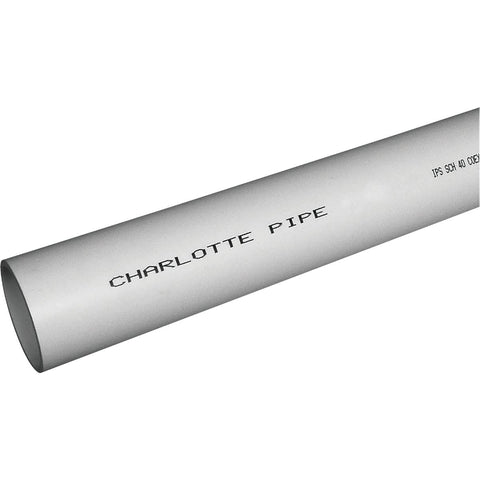 Charlotte Pipe Non-Pressure PVC-DWV Cellular Core Pipe; Mfg #PVC 04112  0800