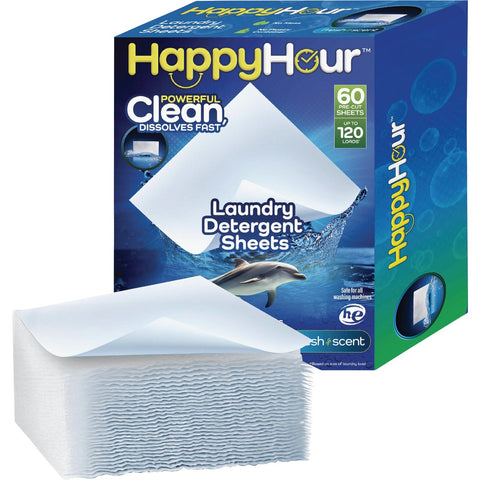 Happy Hour Laundry Detergent Sheets; Mfg #6546