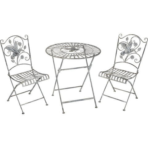 Alpine Hummingbird 3-Piece Bistro Set; Mfg #BVK670A