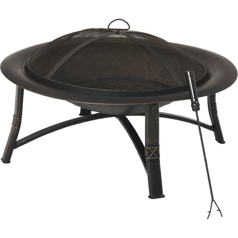 Outdoor Expressions 35 In. Steel Fire Pit; Mfg #FT-21039
