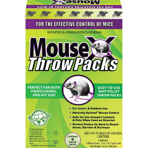 MouseX Throw Pack Mouse Killer; Mfg #620206