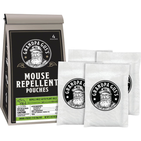 Grandpa Gus's All Natural Mouse Repellent Pouch; Mfg #GPR-4-15