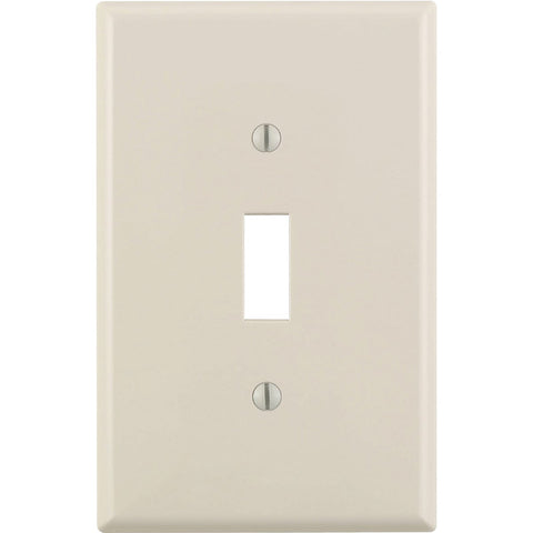 Leviton Oversized Switch Wall Plate; Mfg #R66-78101-00T