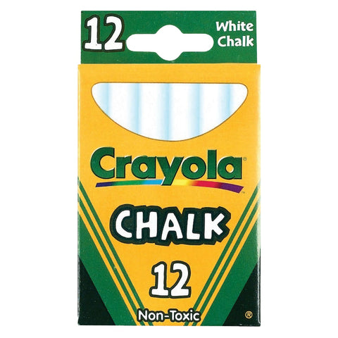 Crayola White Chalk; Mfg #51-0320