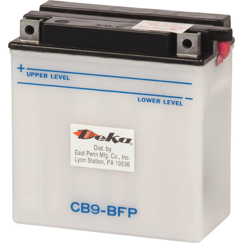 DEKA 12-Volt Powersport Battery; Mfg #YB9BFP